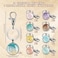 Fumete Christian Keychain Bulk for Women Men Bible Verse Religious Scripture Quote Inspirational Key Rings Gifts for Father18 PcsWatercolor