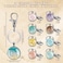 Fumete Christian Keychain Bulk for Women Men Bible Verse Religious Scripture Quote Inspirational Key Rings Gifts for Father18 PcsWatercolor