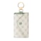 GOLF SUPAGS Women PVC Leather Car Key Chain Card Holder Wallet Pouch 6 Hook Snap Closure keys Money Organizer Case Bean GreenAsh Green style2