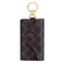 GOLF SUPAGS Women PVC Leather Car Key Chain Card Holder Wallet Pouch 6 Hook Snap Closure keys Money Organizer Case BrownWine
