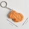 GTONEE Handmade Keychain Imitation Chicken Nuggets Keychain Kids Toy Foods Props Novelty Key Chain Men And Women Keyring 2pcs