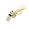 Honbay 1PCS Rhinestone Whistle Keychain Mini Shining Whistle Keyring Bling Car Charm Decoration in A Box for Bag Purse Wallet Handbags Backpack