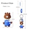 HONYJOOM Kawaii Keychain Bear Keychain Cartoon Cute Keychains for Women Men Boyfriend Best Friend Car Backpack Charms