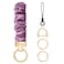 Hovmwey Stretchy Scrunchie Keychain Wristlet Cute Key Chain Wrist Lanyard Strap for Women Men Car Keys ID Badges Wallet