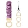 Hovmwey Stretchy Scrunchie Keychain Wristlet Cute Key Chain Wrist Lanyard Strap for Women Men Car Keys ID Badges Wallet