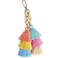 I-BOSOM IBOSOM Colorful Boho Pom Pom Tassel Bag Charm Key Chain R01 style