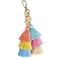 I-BOSOM IBOSOM Colorful Boho Pom Pom Tassel Bag Charm Key Chain R01 style