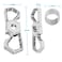 Idakekiy Key Chain Heavy Duty Car Keychain Clip Dual Bottle Opener with 4 Key Rings for Men or Women