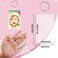 Inbagi 12 Pcs Blank Picture Photo Keychain Clear Rectangle Acrylic Photo Insert Keychain Keyring DIY Gift 2 x 3inch