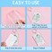 Inbagi 12 Pcs Blank Picture Photo Keychain Clear Rectangle Acrylic Photo Insert Keychain Keyring DIY Gift 2 x 3inch