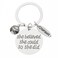 Infinity Collection Softball Keychain for Girls Inspirational She Believed She Could So She Did Charm Softball Jewelry Accessories for Teens