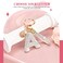 Prometheism Initial Letter Keychain for Women Girls Bling cute KeyChain for Car Key Accessories Lanyard and Backpack BagPerfect Gift WhiteA