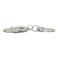 Jasimkiss Evil Eye Keychains Hamsa Hand keychains Protection Charm Car Key Ring Bag Purse Accessories Good Luck Amulet C Silver