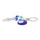 Jasimkiss Evil Eye Keychains Hamsa Hand keychains Protection Good Luck Amulet Charm Key Ring Bag Purse Accessories A