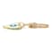 Jasimkiss Evil Eye Keychains Sweatheart Keychains Protection Charm for Women Men Car Key Ring Bag Purse Accessories White