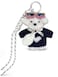 Joedy Bear Keychain Bag Charms Purse Charms Cute Keychains for Women Handbags Backpacks Wallet Black White