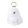 jtkdxqs Mini Bunny Keychain Artificial Rabbit Fur Plush Fluffy Key Ring Car charm for Womenwhite