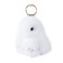 jtkdxqs Mini Bunny Keychain Artificial Rabbit Fur Plush Fluffy Key Ring Car charm for Womenwhite