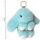 jtkdxqs Soft Cute Bunny Keychain Artificial Rabbit Fur Plush Fluffy Pom pom Key Ring for Womenlake blue