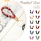 Junkin 24 Pcs Boho Bulk Keychains for Women Men Cute Designer Key Chains Accessories Christmas Employee Appreciation Gifts