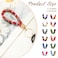 Junkin 24 Pcs Boho Bulk Keychains for Women Men Cute Designer Key Chains Accessories Christmas Employee Appreciation Gifts