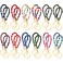 Junkin 24 Pcs Boho Bulk Keychains for Women Men Cute Designer Key Chains Accessories Christmas Employee Appreciation Gifts