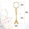 Junkin 30 Pieces Eiffel Tower Keychain Retro Decorations Purse Charms Statue Model Prom Keychain French SouvenirsGold