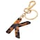 Junyuerly Letter Key Chains Accessories for Women and GirlsGold Initial Key Ring Tortoise Shell Bag Charm for Car Keys K