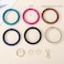 Junyuerly Wristlet Bracelet Keychain PU Leather Key chain Silicone Bangle Key Ring for Women Girls Goldcoffee