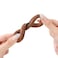 Junyuerly Wristlet Bracelet Keychain PU Leather Key chain Silicone Bangle Key Ring for Women Girls Goldcoffee