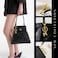 Kainier Gold Bubble Initial Keychain for Women Bag Charm Purse Key Alphabet Handbags Pendant Accessories Gift Alphabet B