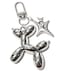 LAEKOU Cute Star Balloon Dog Keychain Y2K Bag Charms Keychains Accessories for Women Aesthetic Key Chain for Purse Backpack