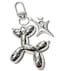 LAEKOU Cute Star Balloon Dog Keychain Y2K Bag Charms Keychains Accessories for Women Aesthetic Key Chain for Purse Backpack