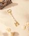LAEKOU Initial Bag Charms Keychain Letter Key Chain Charm Accessories for Women Purse Handbags Backpack Cute Alphabet Keychains