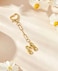 LAEKOU Initial Bag Charms Keychain Letter Key Chain Charm Accessories for Women Purse Handbags Backpack Cute Alphabet Keychains
