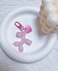 LAEKOU Jelly Balloon Dog Design Keychain for Women Cute Girls Key Chain Bag Charms Accessories for Car Purse Backpack