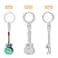 LanHong Guitar Keychain Bottle Opener Guitar Accessories Gifts for Guitar Lovers Men Friends 1 Green