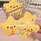 Lefe Liee cute plush Star keychain kawaii car key chain Backpack Accessories bag aesthetic charm for handbags Squeaky Toy Doll Stress Sound2 Pcs