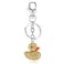 Liavy's Liavys Classic Duck Rubber Ducky Charm Fashionable Keychain Sparkling Crystal Yellow
