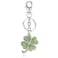 Liavy's Liavys Green Irish 4 Leaf Clover Charm Fashionable Keychain Sparkling Crystal Unique Gift and Souvenir