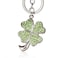 Liavy's Liavys Green Irish 4 Leaf Clover Charm Fashionable Keychain Sparkling Crystal Unique Gift and Souvenir