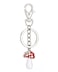 Liavy's Liavys Red Mushroom Fashionable Keychain Sparkling Crystal Unique Gift and Souvenir