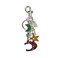 LSBDJDL Star Moon Alphabet Keychain Cute Bag Charm Purse Accessories for Women