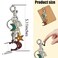 LSBDJDL Star Moon Alphabet Keychain Cute Bag Charm Purse Accessories for Women
