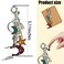 LSBDJDL Star Moon Alphabet Keychain Cute Bag Charm Purse Accessories for Women