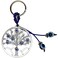 LUCKBOOSTIUM Silver Tree of Life Evil Eye Good Luck Keychain Protection Charm Tree of Life Keychain Evil Eye Hanging Accessory Rear View Mirror Ornament Gift for Men Women Good Luck Charm