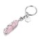 MANIFO Life Tree Wire Wrapped Crystals Keyring Healing Rose Quartz Stones Hexagonal Crystal Gemstone Points Pendant Keychain