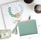 Manlosen Keychain Bracelet Wristlet Silicone Beaded Key Ring Bracelet with Wallet Card Holder Pocket for Womens Green
