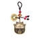 Mansiyuyee Lucky Cat Keychain with Five Emperors Money Feng Shui Coins Maneki Neko Good Luck Charms Lucky Tassel