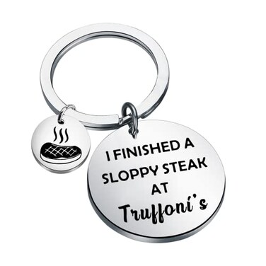 MAOFAED I Finished a Sloppy Steak at Truffonis Keychain for Fan sloppy steak